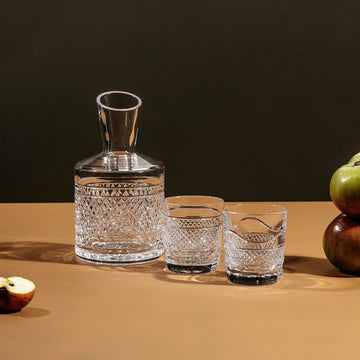 Móin Crystal Glass Carafe & Tumbler Set