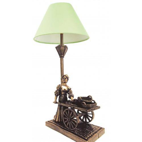 Molly Malone “Striving Against Adversity” Bronze Lamp