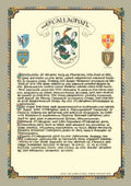 O'Callaghan Family Crest Parchment