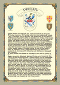 Phelan Family Crest Parchment