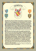 Quigley Family Crest Parchment