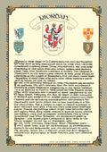 Riordan Family Crest Parchment