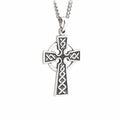 Sterling Silver Oxidized Celtic Cross