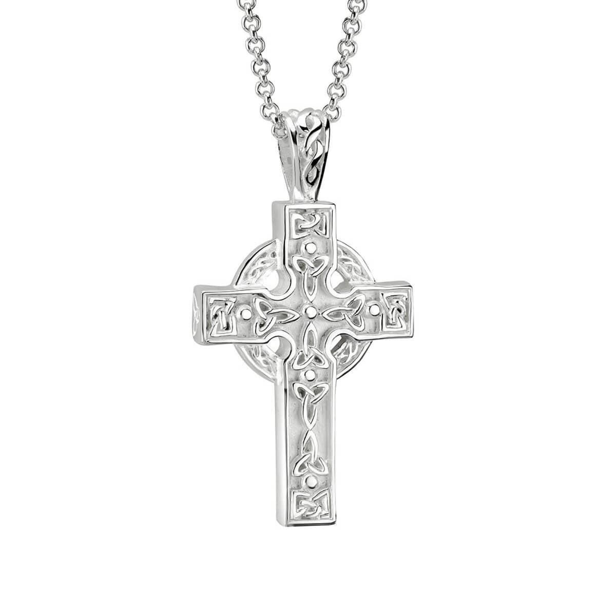 Sterling Silver Heavy Celtic Cross
