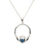 Shanore Claddagh Birthstone Necklace - December