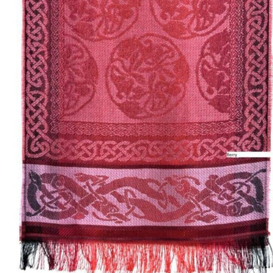 Jimmy Hourihan Scarf with Celtic Motif