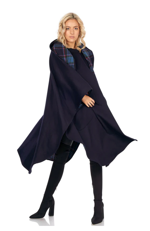Jimmy Hourihan Long Cape with Convertible Hood