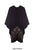 Jimmy Hourihan Shawl in Black/Earth Tones with Bubbles Motif