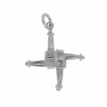 Traditional White Gold St. Brigid’s Cross