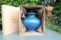 The Boann Celtic Cremation Urn & Keepsake - Seasalt Blue
