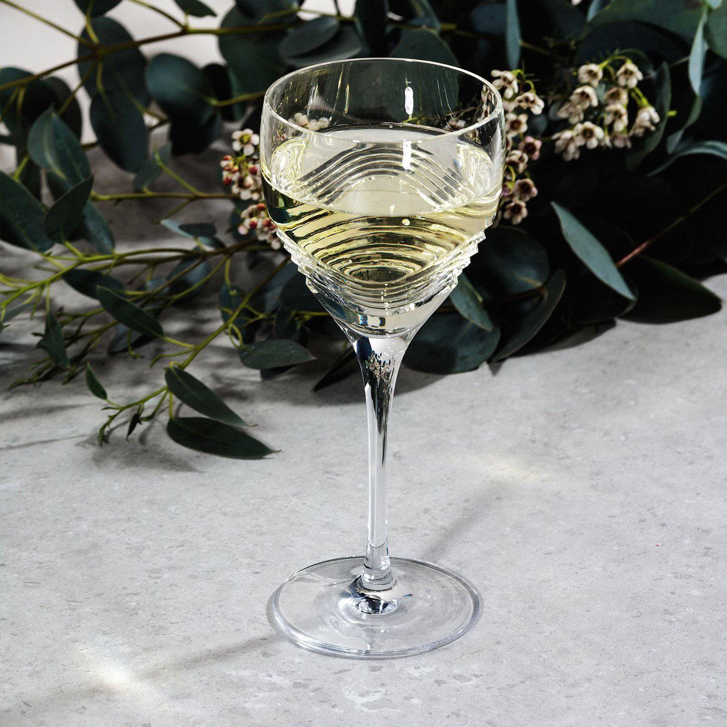 Tonn Crystal White Wine Glass Pair