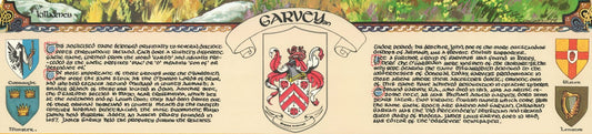 Garvey Family Crest Parchment