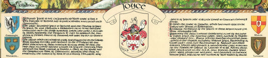 Joyce Family Crest Parchment