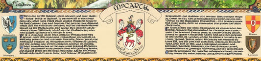 McCarty Family Crest Parchment