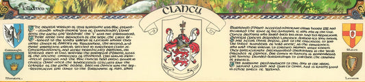 Clancy Family Crest Parchment