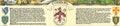 Condon Family Crest Parchment