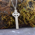 Gold Celtic Cross of Moone Pendant