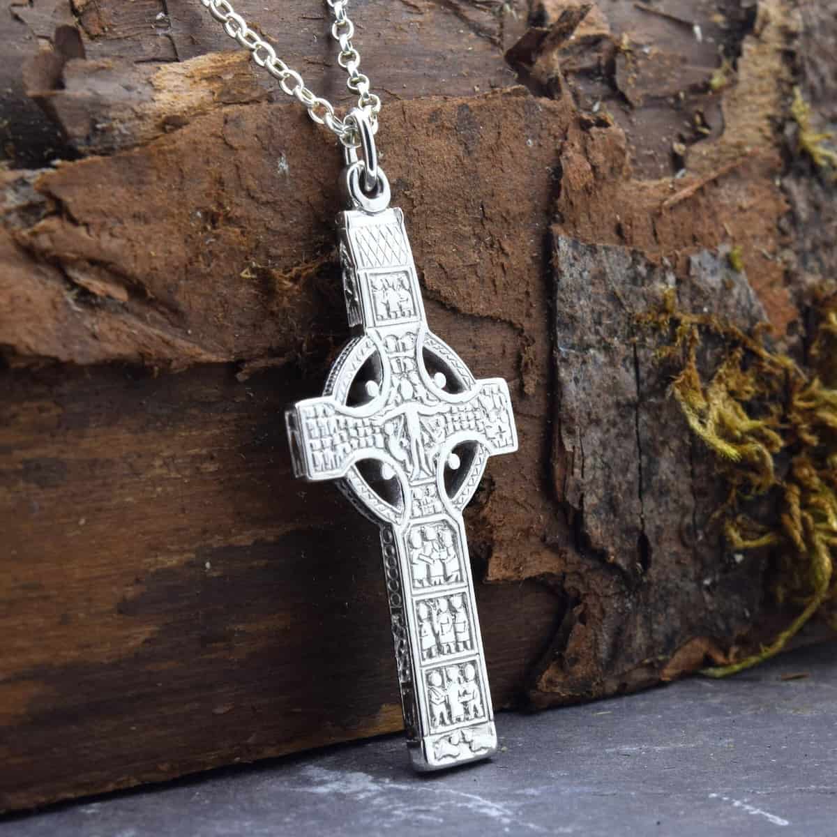 Sterling Silver Cross of Muirdeach at Monasterboice Gifts of Ireland