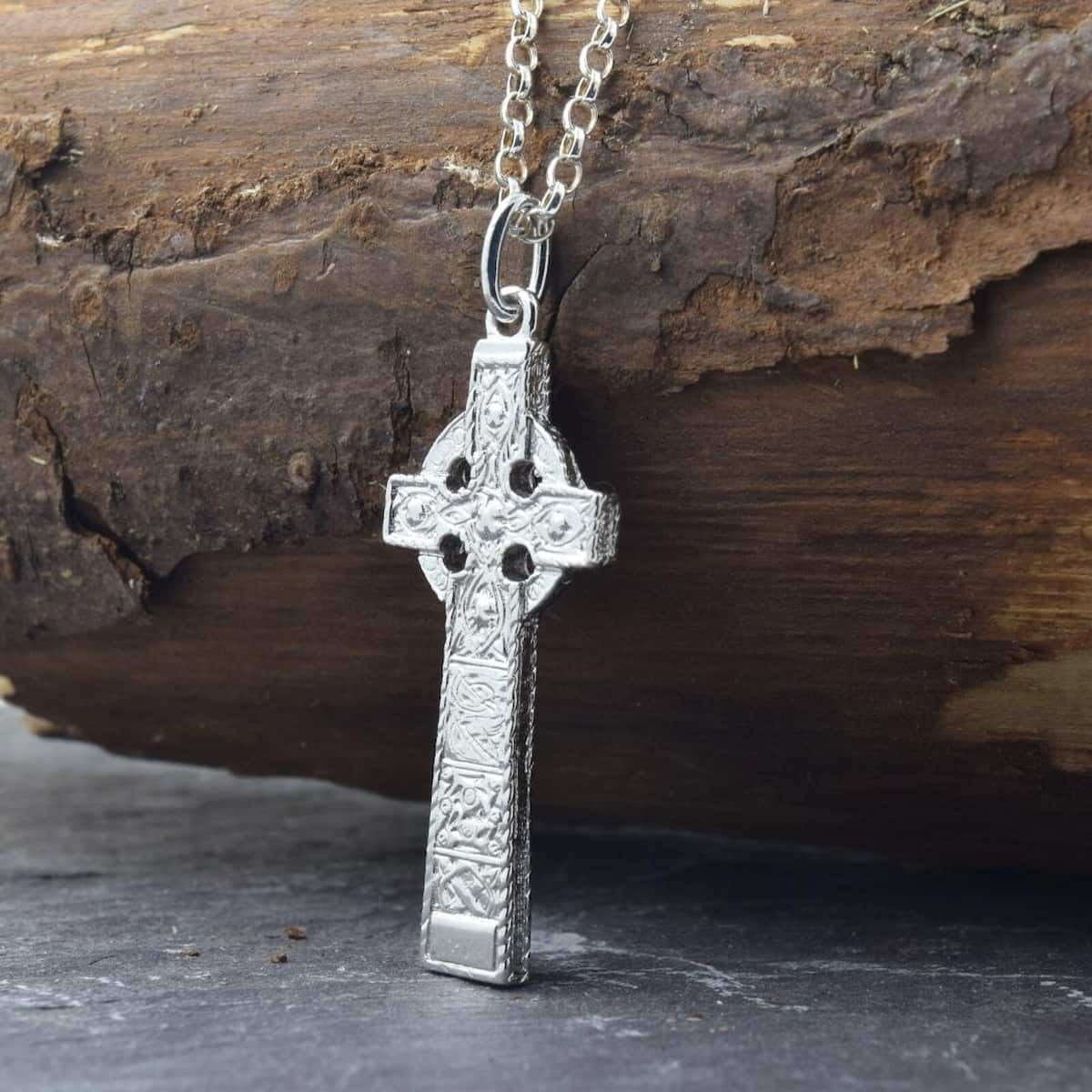 Sterling Silver Celtic Cross of Cashel / Croke