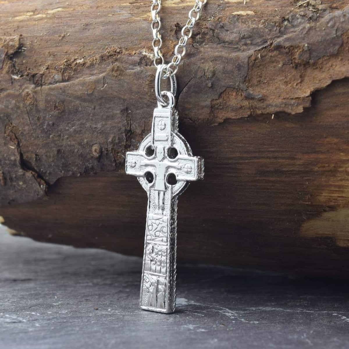 10k Gold Celtic Cross Necklace Gifts of Ireland