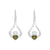 Claddagh Earrings with Connemara Marble