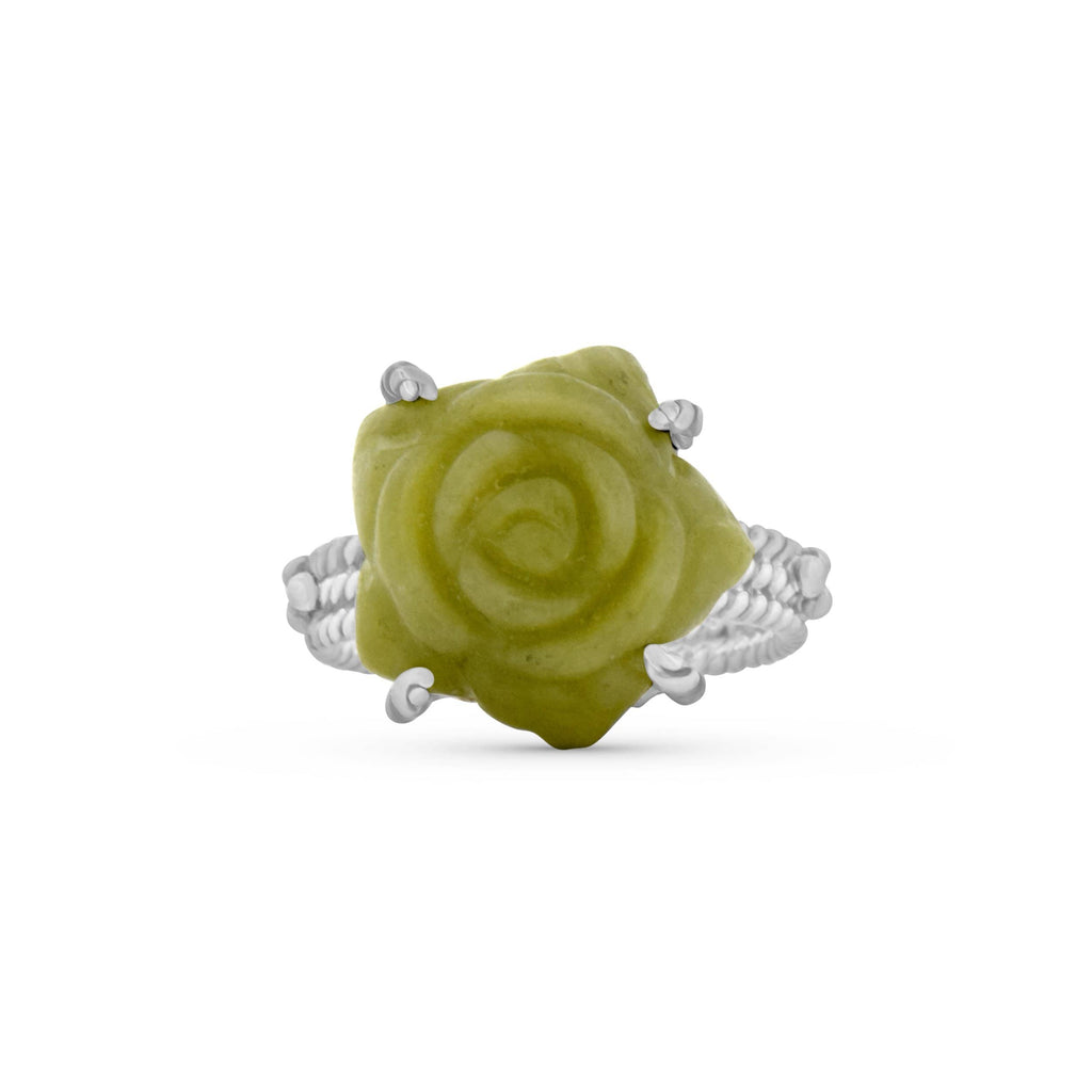 Artisan Connemara Marble Rose Ring