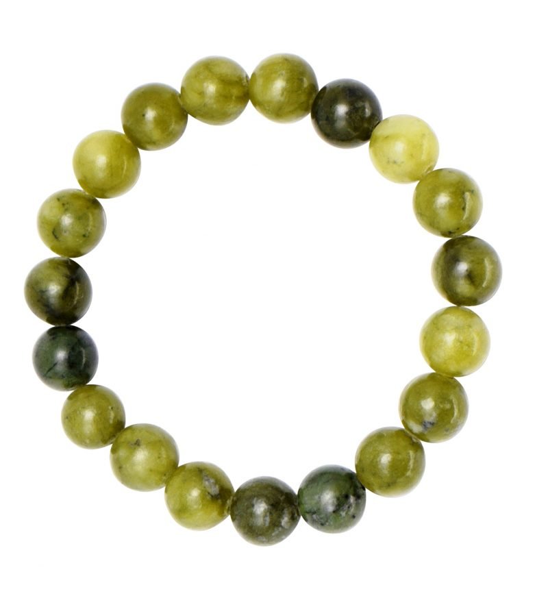 Connemara Marble Beads Stretch Bracelet