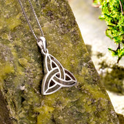 Connemara Marble Trinity Knot Necklace
