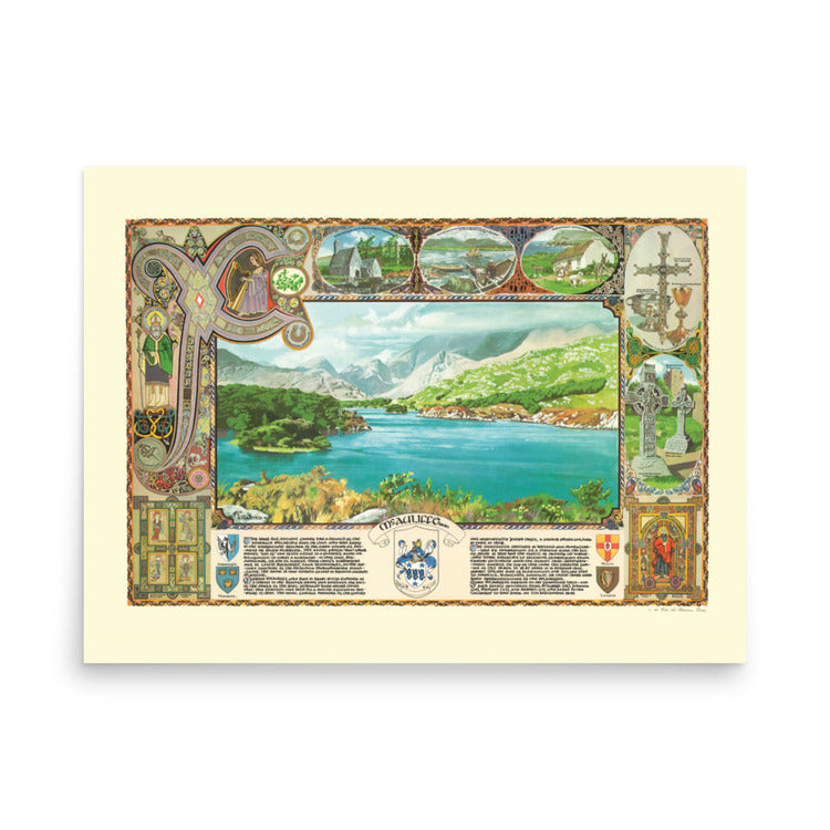 McAuliffe Family Crest Parchment