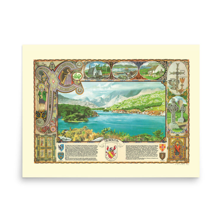 Quigley Family Crest Parchment