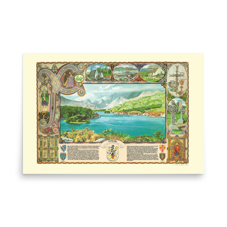 Daly Family Crest Parchment