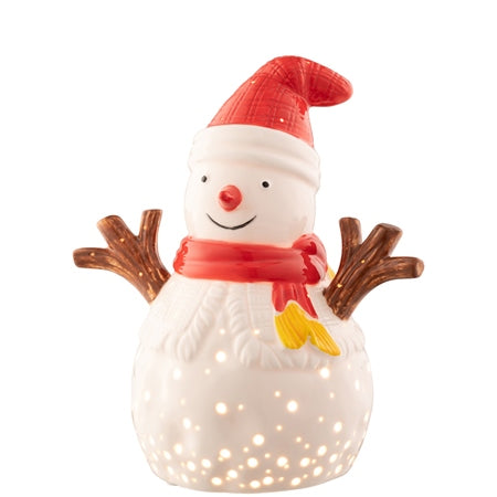 Belleek Festive Snowman Luminaire