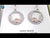 Shanore Silver Tara's Princess Heart Trinity Earrings adorned with a Crystal