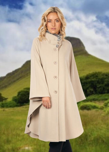Jimmy Hourihan Cape With Faux Fur Collar