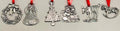 Pewter Christmas Tree Ornaments