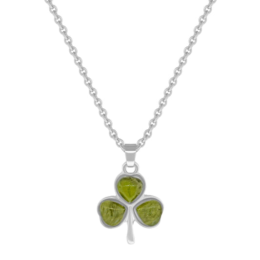 Connemara Marble Shamrock Pendant