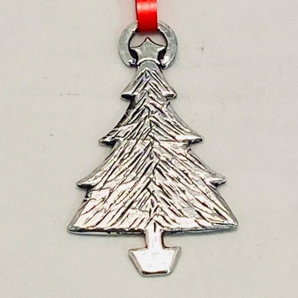 Pewter Christmas Tree Ornaments