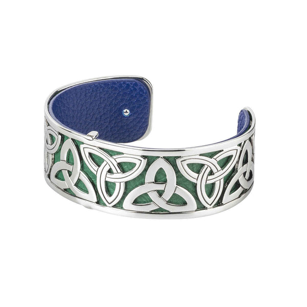 Leather Trinity Knot Bracelet