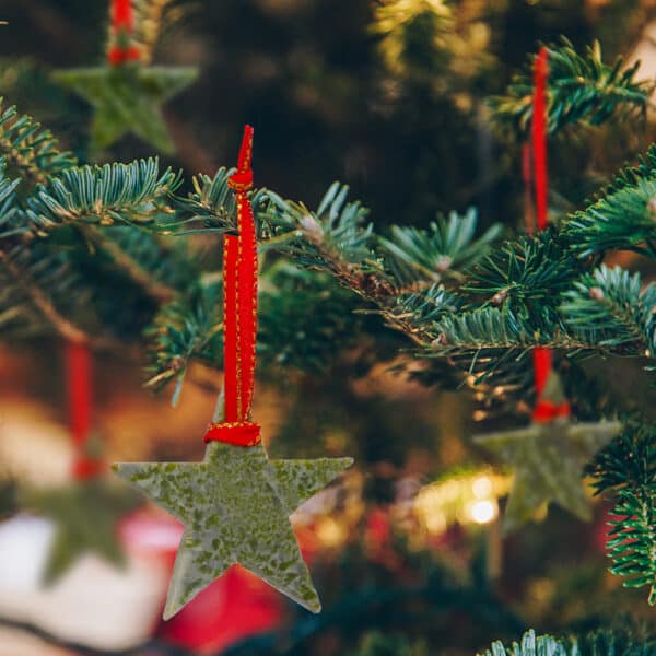 Irish Christmas Tree Bells Decoration Connemara Marble